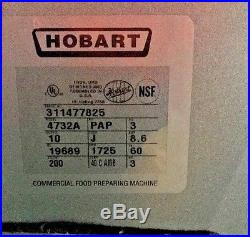 Hobart 4732a Countertop Meat Grinder Commercial Butcher Machine 3h. P