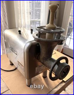 HOBART 4822-34 #22 Meat Grinder/120V. Missing Top Tray