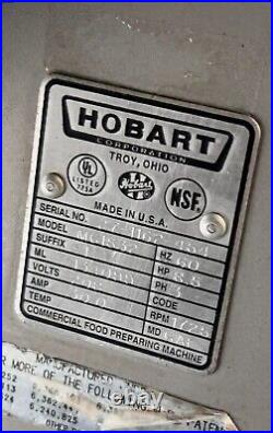 HOBART GRINDER MG1532 COMMERCIAL 150lb MEAT GRINDER 208 3 PHASE VERY NICE