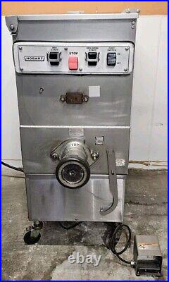 HOBART MEAT GRINDER 4246 S With FOOT PEDAL Stainless Retails Over $25k WATCH VIDEO