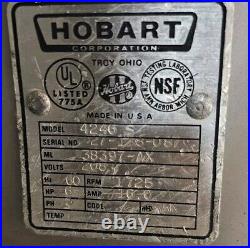 HOBART MEAT GRINDER 4246 S With FOOT PEDAL Stainless Retails Over $25k WATCH VIDEO