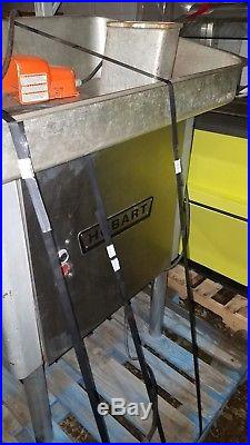 HOBART MEAT GRINDER MODEL # 4146 3 PHASE 5 H. P with HERCULES FOOT PEDAL