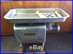 HOBART MEAT GRINDER M# 4822 with 36 PAN & 2 STOMPERS