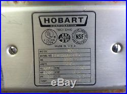 HOBART MEAT GRINDER M# 4822 with 36 PAN & 2 STOMPERS