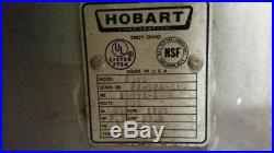 HOBART MODEL 4346 MEAT GRINDER/MIXER 7.5HP FOOT PEDAL 208V 3 PH Free Shipping