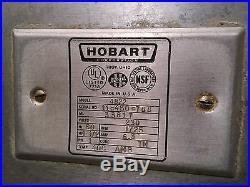 Hobart Model 4822 Heavy-duty Meat Grinder / Chopper 230v 1ph 1.5hp Motor 12-20lb