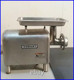 HOBART Meat Grinder model #4822. Ready to use. 3 PHASE, 60 hz, 1725 rpm, 1.5hp