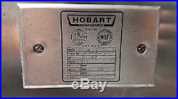 HOBART Model 4822 Commercial HD Countertop Meat Grinder Chopper Works Great
