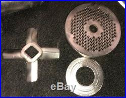 HOBART OEM Hub Size #12 Meat Grinder Attachment With Stainless Steel Pan. Our #1