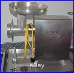 Hobart Power Head Model Pd-70 Meat Grinder 1/2 H. P Disc Plates And Knife