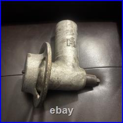 HOBART Size #12 Meat Grinder Attachment crack in handle see pictures