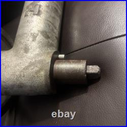 HOBART Size #12 Meat Grinder Attachment crack in handle see pictures
