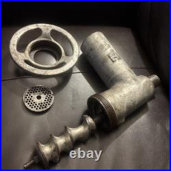 HOBART Size #12 Meat Grinder Attachment crack in handle see pictures