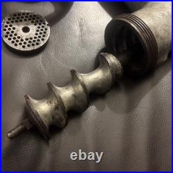 HOBART Size #12 Meat Grinder Attachment crack in handle see pictures