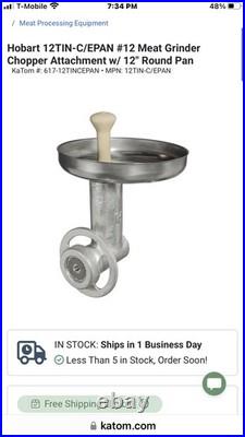 Hobart 12TIN-C/EPAN #12 Meat Chopper Attachment for Select Hobart Equipment