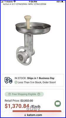 Hobart 12TIN-C/EPAN #12 Meat Chopper Attachment for Select Hobart Equipment