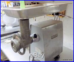 Hobart #12 Meat Grinder Attachment With Extended Pan new Knife, Plates Tube