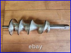 Hobart #12 Meat Grinder / Food Chopper Attachment New Feed Pan and Pusher EUC