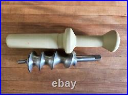 Hobart #12 Meat Grinder / Food Chopper with Round Feed Pan EUC