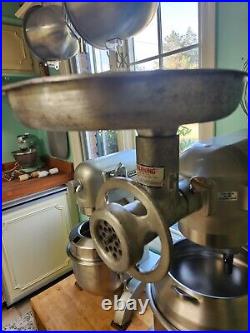 Hobart #12 Meat Grinder / Food Chopper with Round Feed Pan GUC