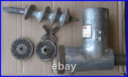 Hobart #12 Meat Grinder Parts Incomplete Auger Blade 2 Plates See Pics Free Ship