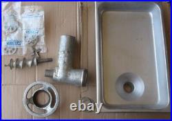 Hobart #12 Meat Grinder Set withPan & Extras See Pics Free Shipping