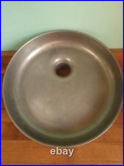 Hobart 12 Stainless Steel Round Feed Pan 12/22PN-SSTRND GUC