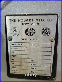 Hobart 4056 Commercial Meat Grinder, #56 Head, 208 V, 3 Phase, 10HP Refurbished
