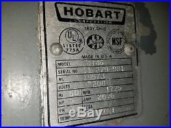 Hobart 4146 5 HP Meat Grinder 200 Volts 3 Phase. Game Processing-butcher Shop