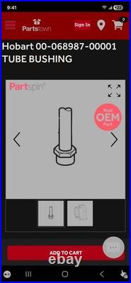 Hobart 4156 Dip Stick and Fill Cap Assembly