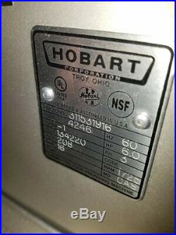 Hobart 4246-1 Meat Grinder / Mixer 6 hp 208v 3-phase Needs Repair