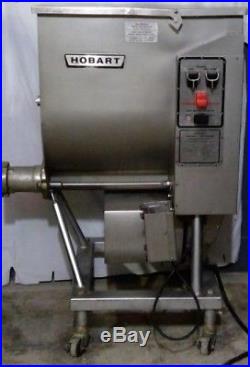 Hobart 4346 Commercial Meat Grinder-Mixer with extra Blades and Screens