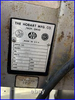 Hobart 4632 Commercial Meat Grinder comes with 3 phase to 1 phase converter Hobart 4632 Commercial Meat Grinder comes with 3 phase to 1 phase converter