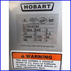 Hobart 4732A 3HP Meat Grinder