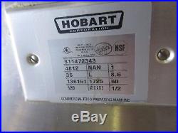 Hobart 4812 #12 Countertop Meat Grinder Chopper