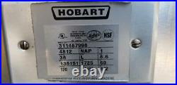 Hobart 4812 Commercial Meat Grinder / Chopper Hub #12 120V
