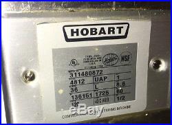 Hobart 4812 Meat Grinder 8.6 Amp 1/2HP
