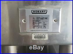 Hobart 4812 Meat Grinder / Chopper 120V 1/2 hp. With new stainless steel bench