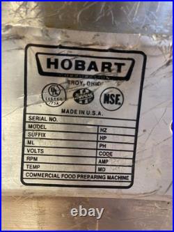 Hobart 4822 #22 Meat Grinder, 1.5 HP 120V, 1 Phase