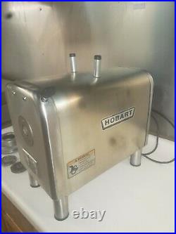 Hobart 4822-34 120 Volt 1.5 hp. Stainless Steel Meat Grinder & 4 Chopper Plates