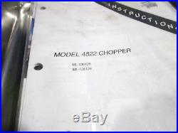 Hobart 4822 34 Commercial Countertop Meat Grinder Sausage Chopper, 120v