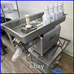 Hobart 4822 Commercial Meat Grinder #22 Hub Electric 115 Capacity