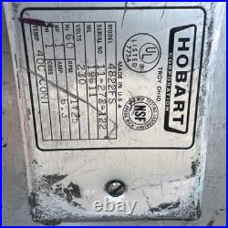 Hobart 4822 Commercial Meat Grinder 230 V No Attachment