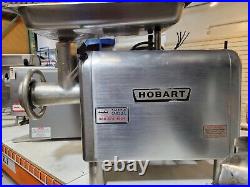 Hobart 4822 Meat Grinder # 22 head with stainless steel feed tray 208v/3 phz/
