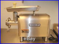 Hobart 4822 meat grinder, 120 volt, 1.5 HP OEM head and pan