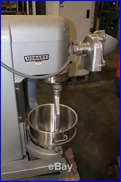 Hobart 60 Qt Dough Bakery Pizza Mixer H600T WITH MEAT GRINDER