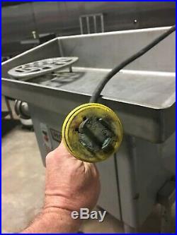 Hobart 7.5hp 3 phase meat grinder 4152 good condition have grinder plates