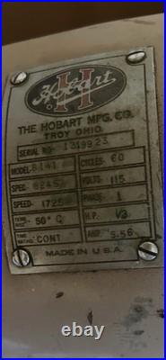 Hobart 8141 Commercial Electric Meat Grinder Chopper 115V 1 Phase MPN 8141