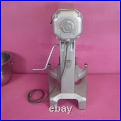 Hobart A-200 20 Quart Food Mixer with Bowl, Whip, Flat Beater & #12 Meat Grinder