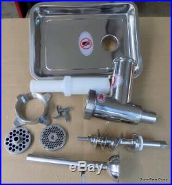 Hobart And All Others With #12 Drive Hub Stainless Steel Meat Grinder Attachment
